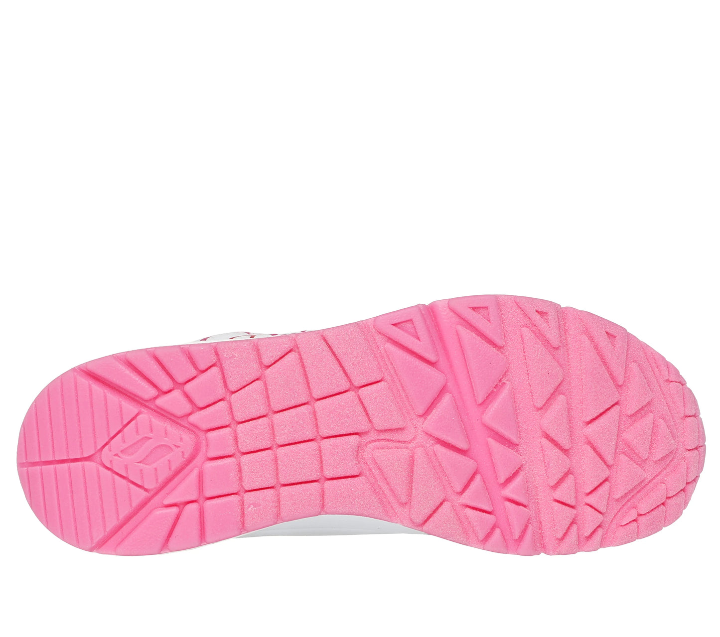 Skechers Goldcrown 177924 WHITE PINK Twin Hearts Trainer 177924WRPK