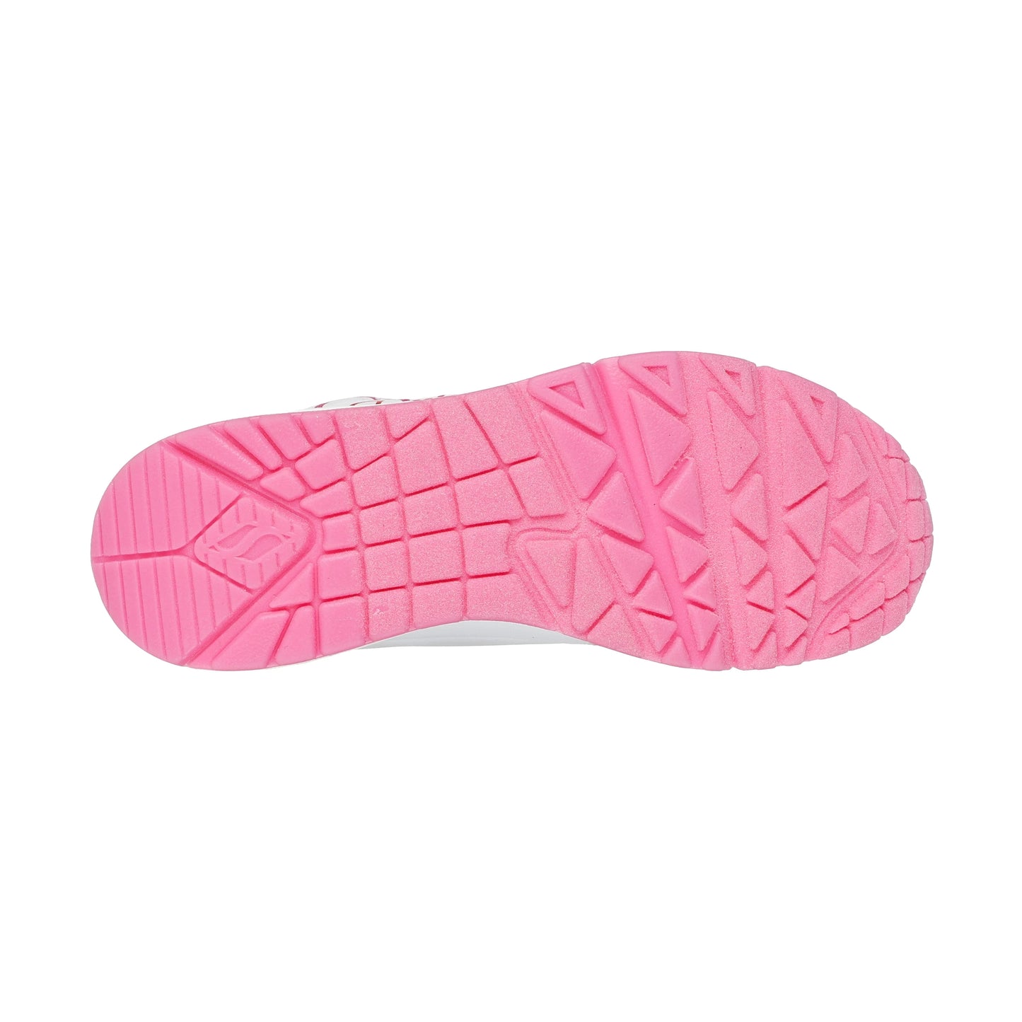 Skechers Goldcrown 177924 WHITE PINK Twin Hearts Trainer 177924WRPK