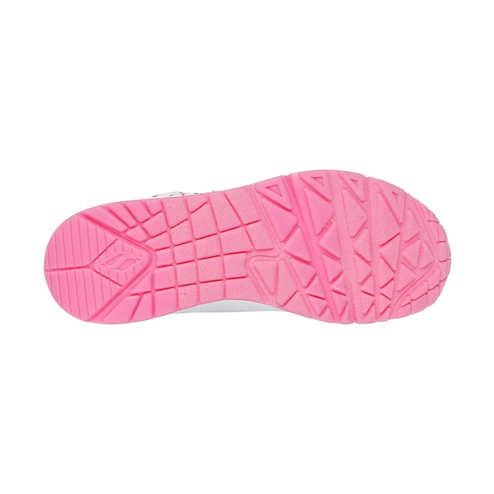 Skechers Goldcrown 177924 WHITE PINK Twin Hearts Trainer 177924WRPK