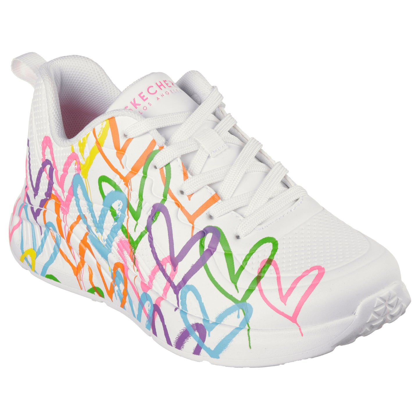 Skechers UNO Trainer 177977 WMLT WHITE Multi Goldcrown #Lovewall