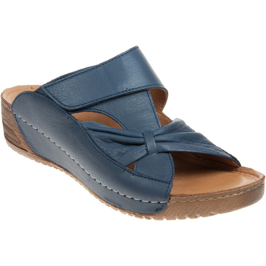 Adesso Lexi NAVY Leather Mule sandal LEXI A7174