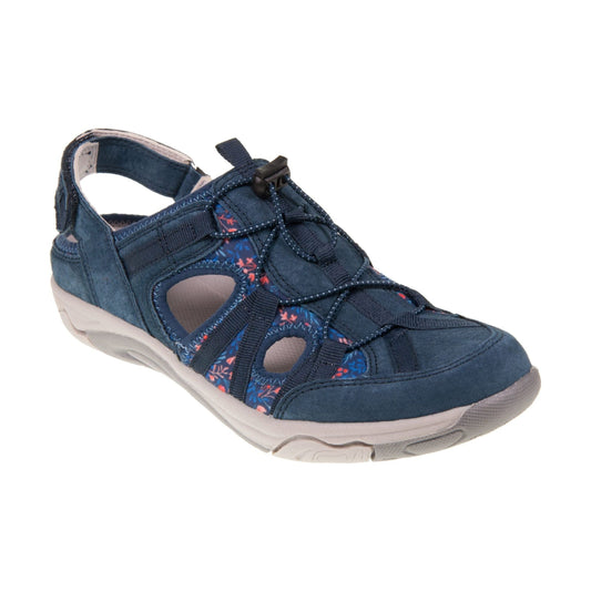 Free Spirit Bryn BLUE Closed Toe open Back Walking sandal