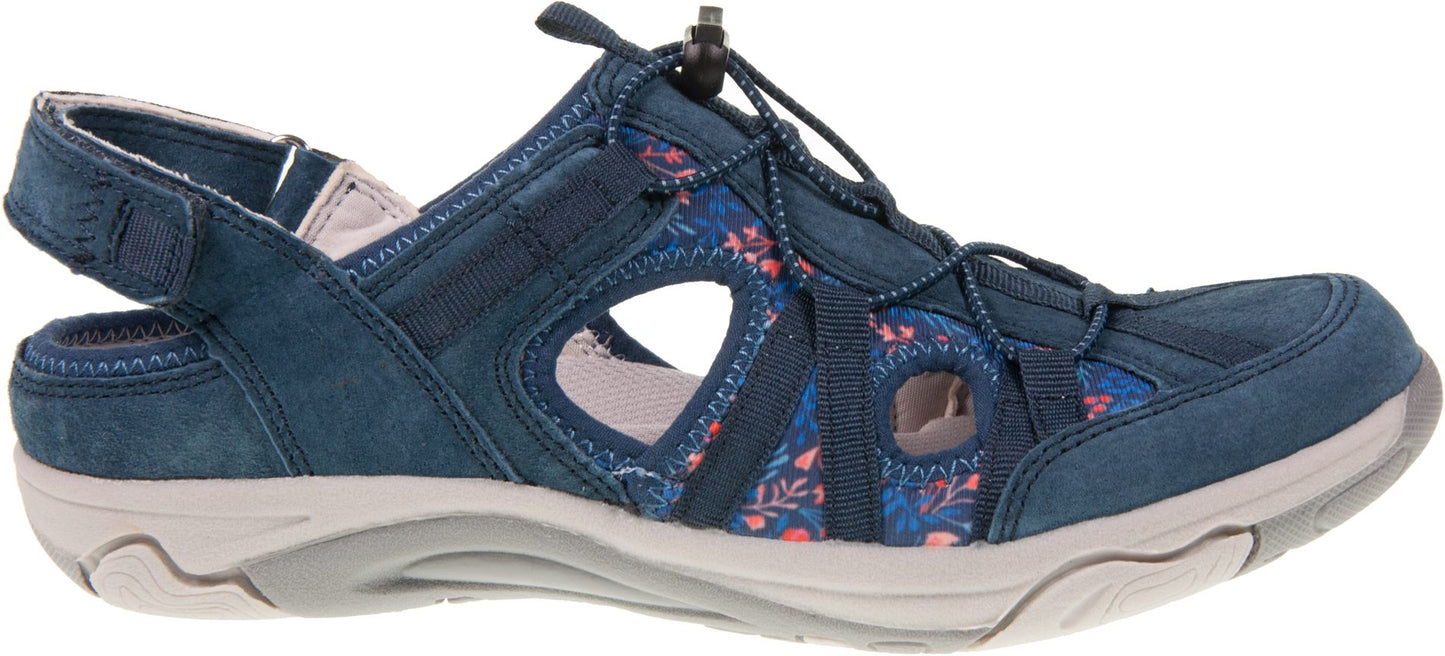 Free Spirit Bryn BLUE Closed Toe open Back Walking sandal
