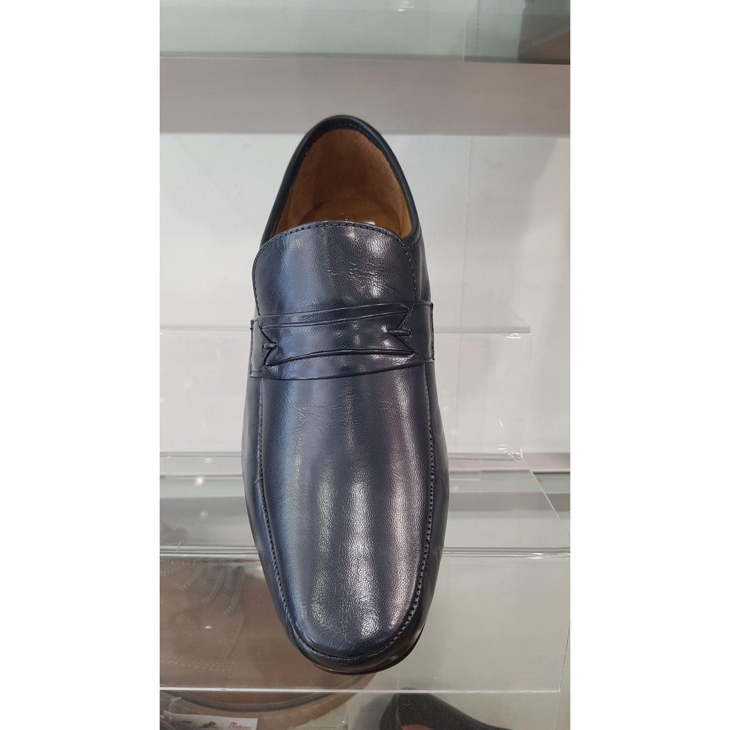 Rombah Wallace Mens Moccasin Loafer Regent Navy