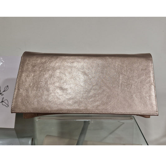 Bioeco Beige Pearl / Clutch bag to match 3942 Sandals B002-2244 metal