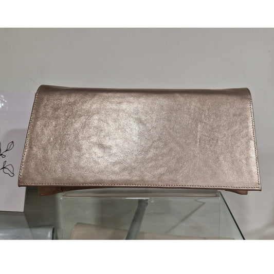 Bioeco Beige Pearl / Clutch bag to match 3942 Sandals B002-2244 metal