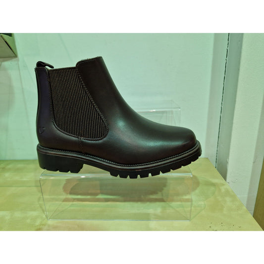 Heavenly Feet Boot Angelina Dawlish Chelsea style Ankle Boot with zip CHOCOLATE