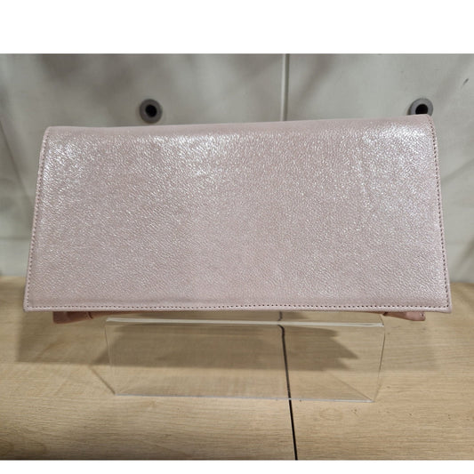 Bioeco Occasion Wear Handbag Clutch with Shoulder strap and Wrist Strap PINK B002-2067