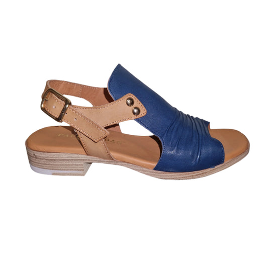 Paula Urban 9-17 MARINO / CAMEL Soft Leather Comfort Sandal