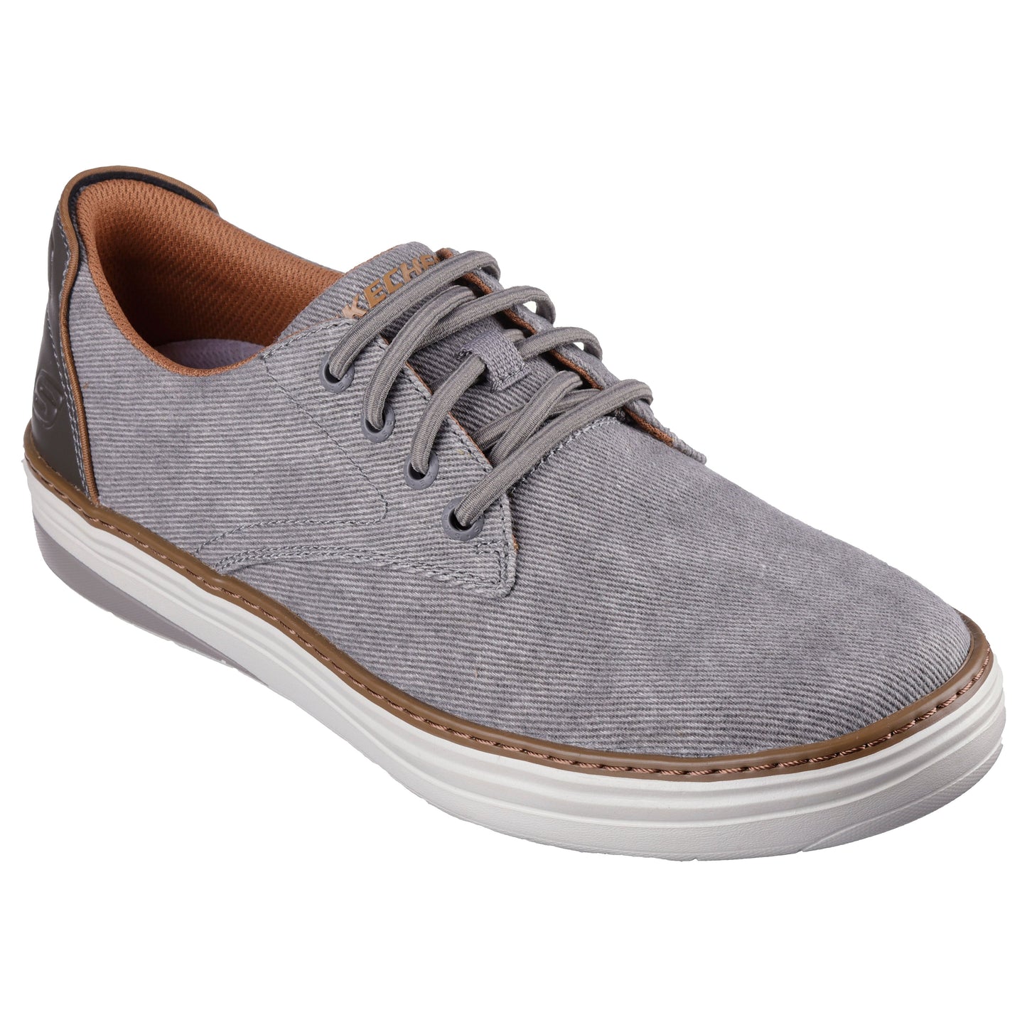 Skechers Casual Canvas Shoe 205135 TPE GREY Hyland - Ratner