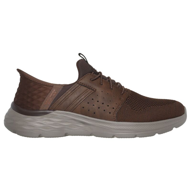 Skechers Men's Slip-in Casual Shoe 210803 ACDB BROWN Relaxed Fit®: Garner - Newick.