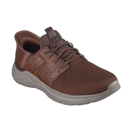 Skechers Men's Slip-in Casual Shoe 210803 ACDB BROWN Relaxed Fit®: Garner - Newick.