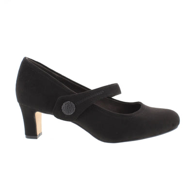 Jana Classic court  shoe BLACK 22473-001