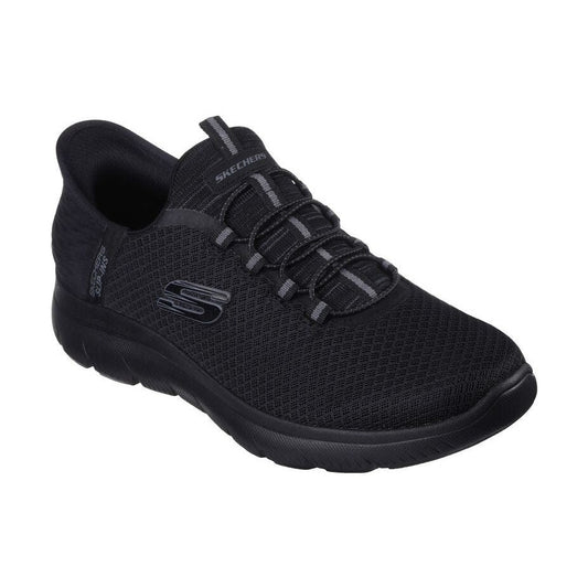 Skechers Slip Ins 232457 BLACK Memory Foam Trainers