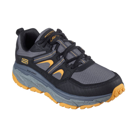 Skechers Men's Trainer 237192 BKYL BLACK Relaxed Fit®: D'Lux Journey.