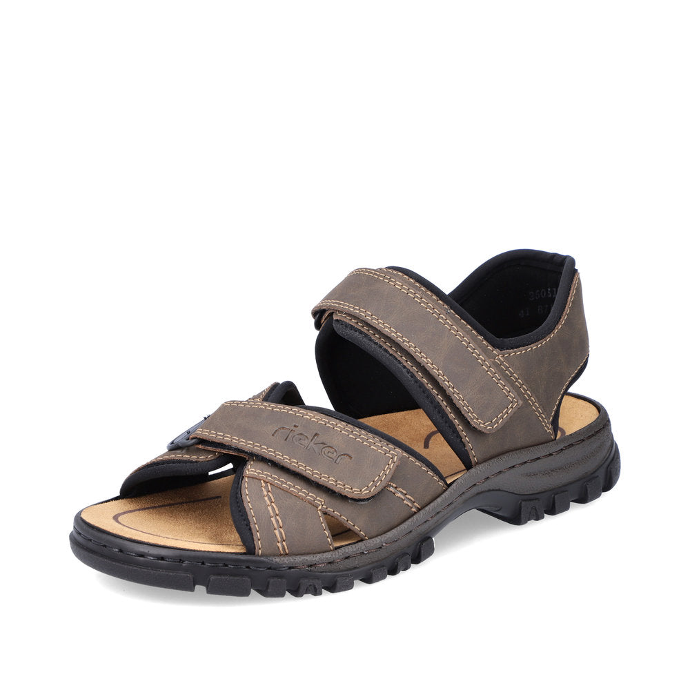 Reiker Men's Treck Sandal 25051-27 BROWN