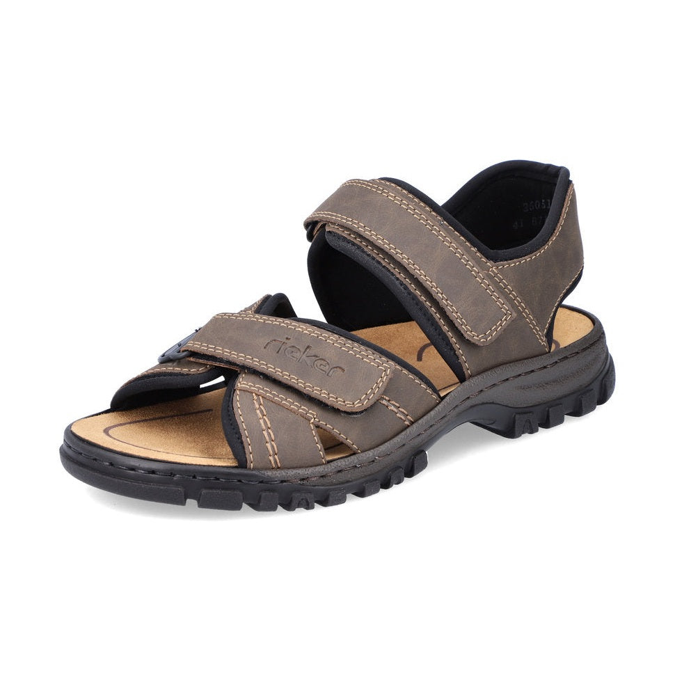 Reiker Men's Treck Sandal 25051-27 BROWN