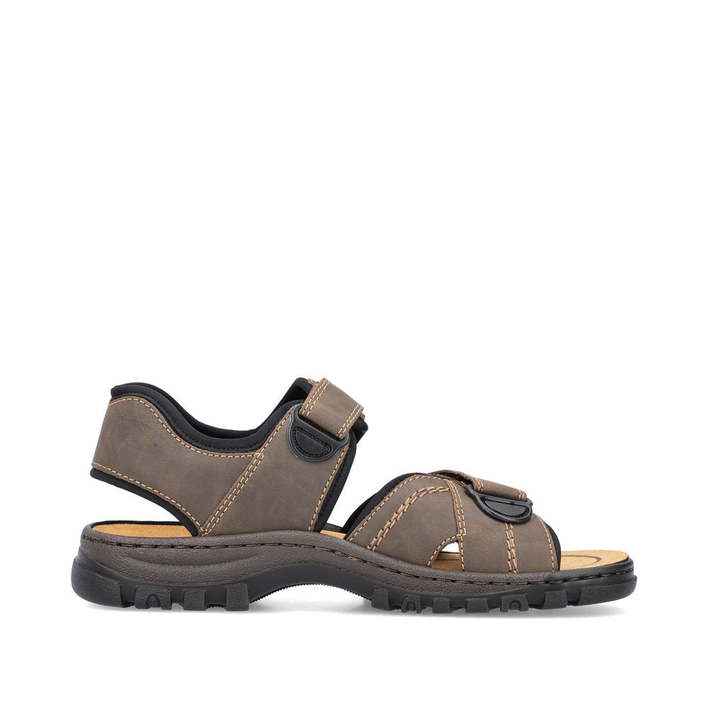 Reiker Men's Treck Sandal 25051-27 BROWN