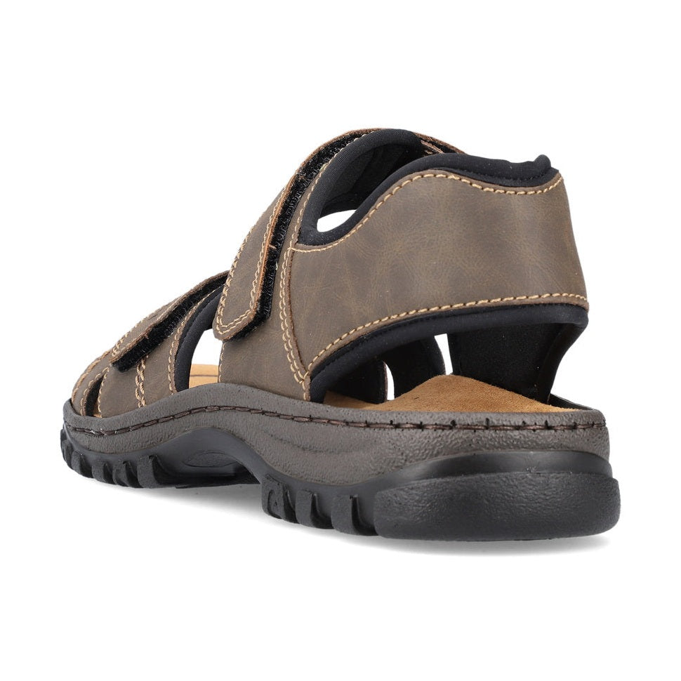 Reiker Men's Treck Sandal 25051-27 BROWN
