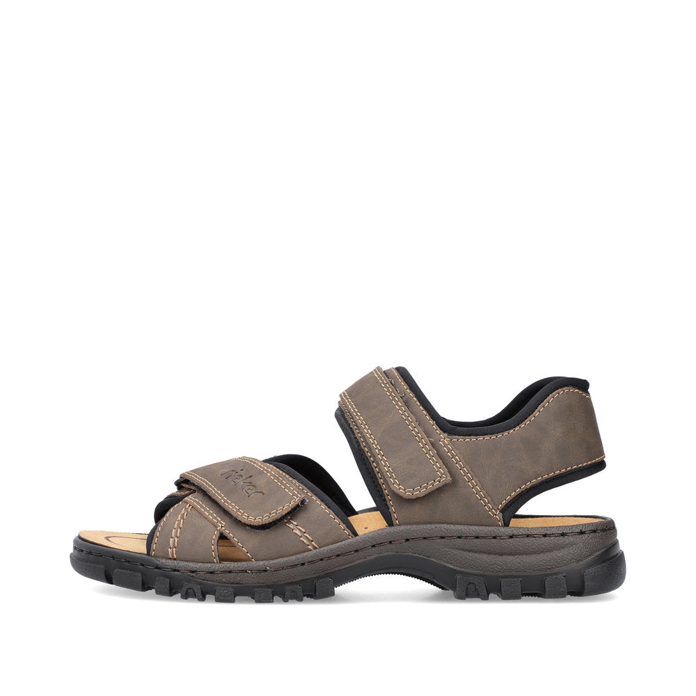 Reiker Men's Treck Sandal 25051-27 BROWN