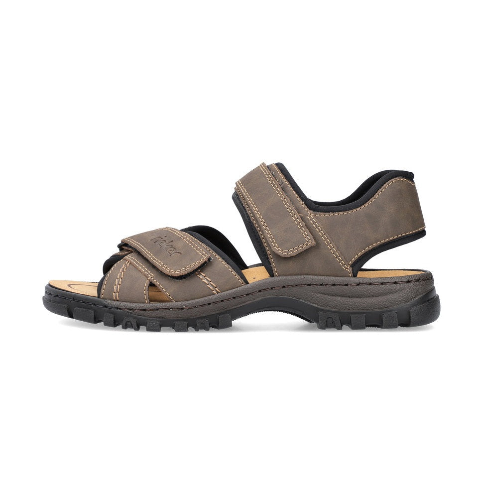 Reiker Men's Treck Sandal 25051-27 BROWN