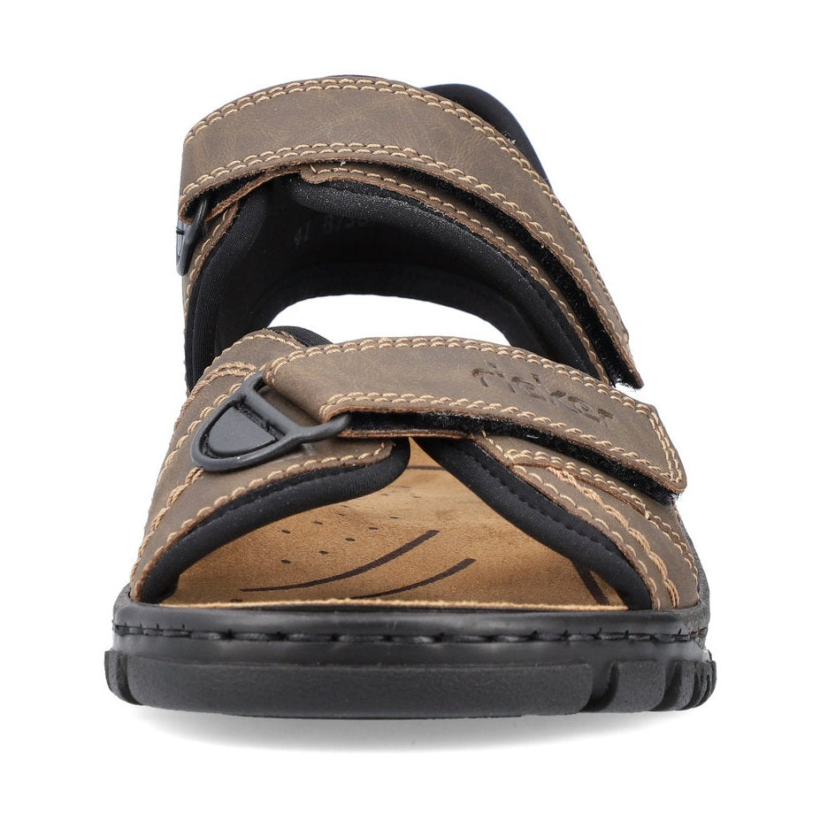 Reiker Men's Treck Sandal 25051-27 BROWN