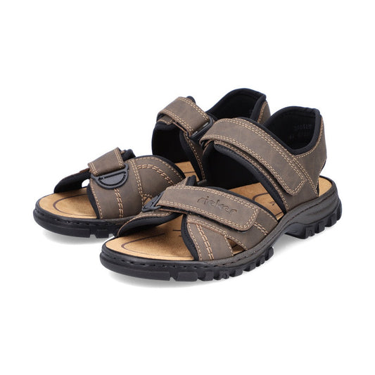 Reiker Men's Treck Sandal 25051-27 BROWN