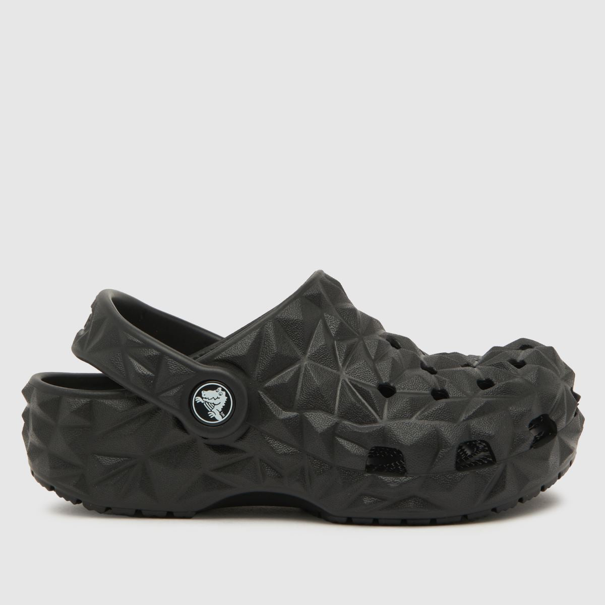 Crocs Youths Classic Black Geometric Clog 209572-001