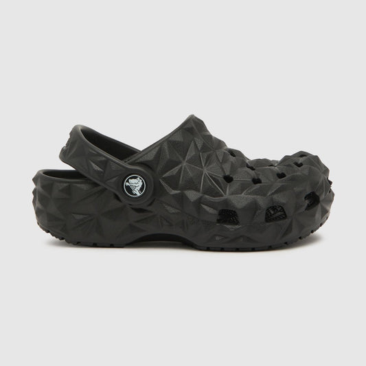 Crocs Youths Classic Black Geometric Clog 209572-001