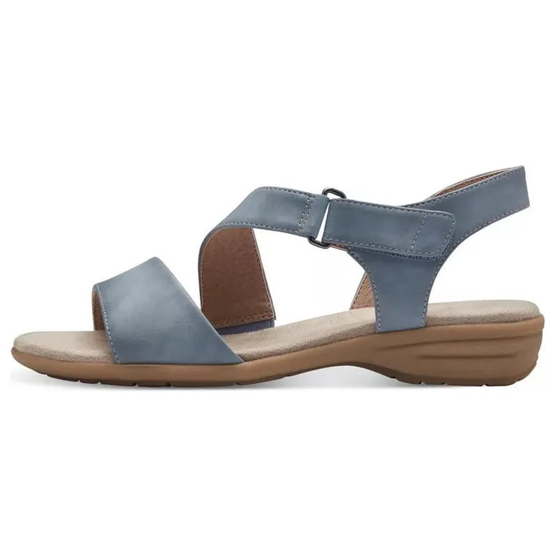 Jana 28167 DENIM Touch Fastening Wide Fit Sandal 28167-802