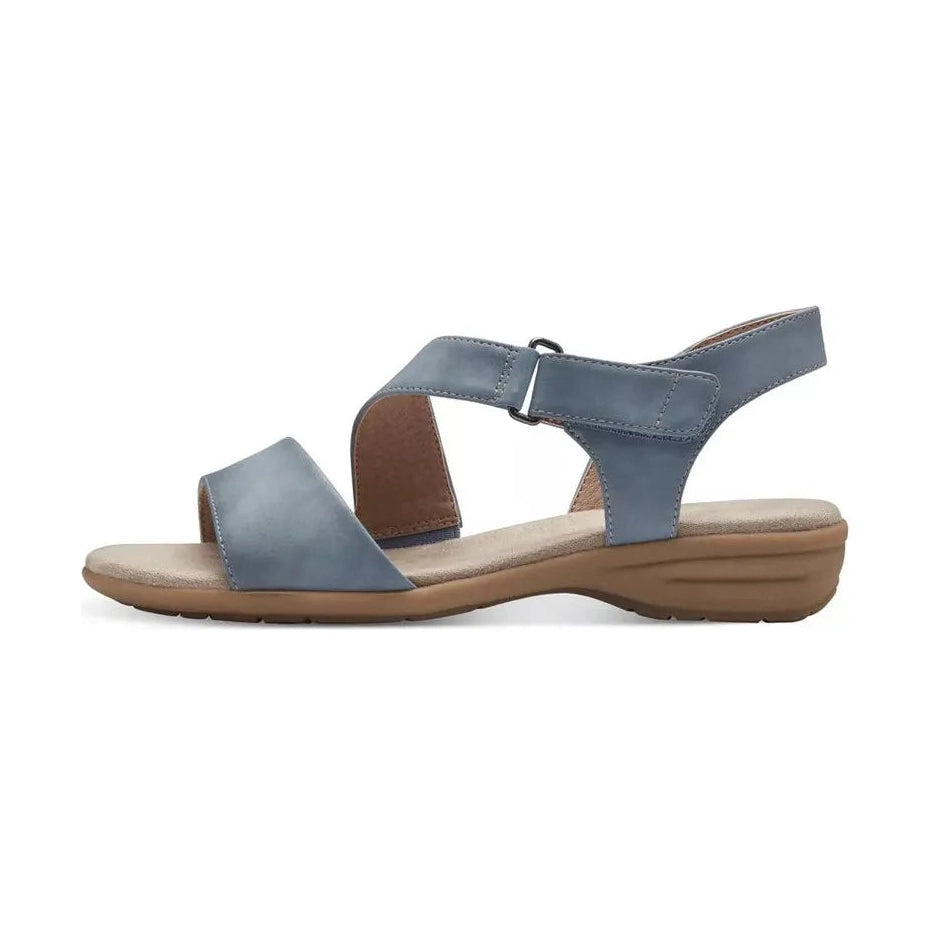 Jana 28167 DENIM Touch Fastening Wide Fit Sandal 28167-802