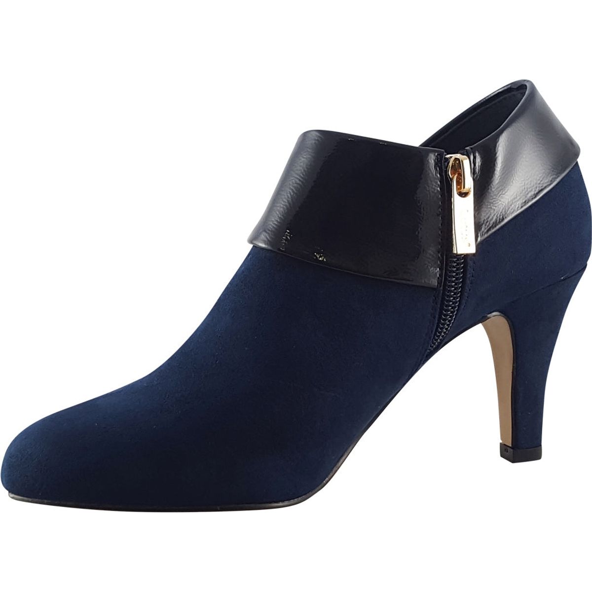 Lotus Maya NAVY Zip Ankle Boot ULS287