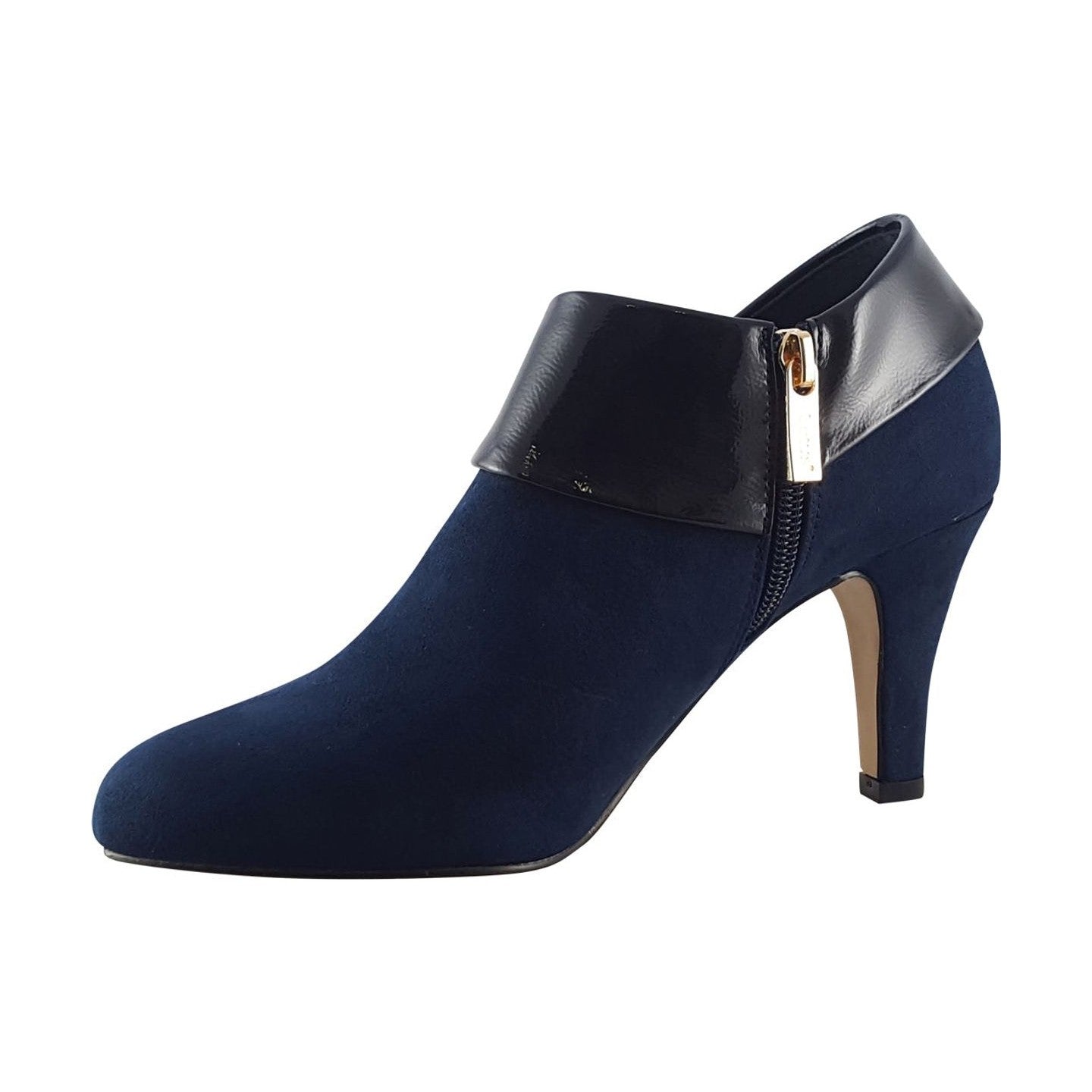 Lotus Maya NAVY Zip Ankle Boot ULS287