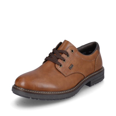 Reiker Men's Classic Lace-up leather shoe 33101-24 BROWN 