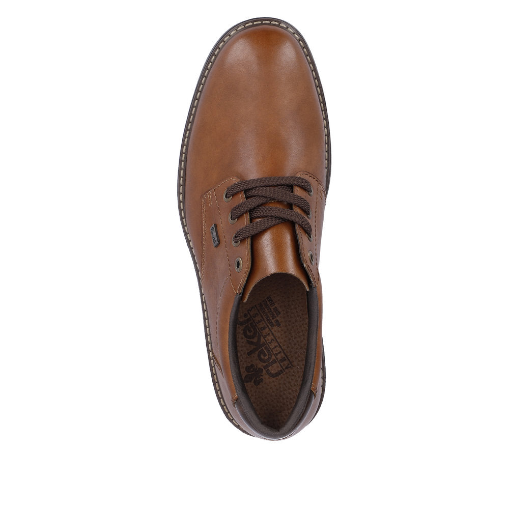 Reiker Men's Classic Lace-up leather shoe 33101-24 BROWN