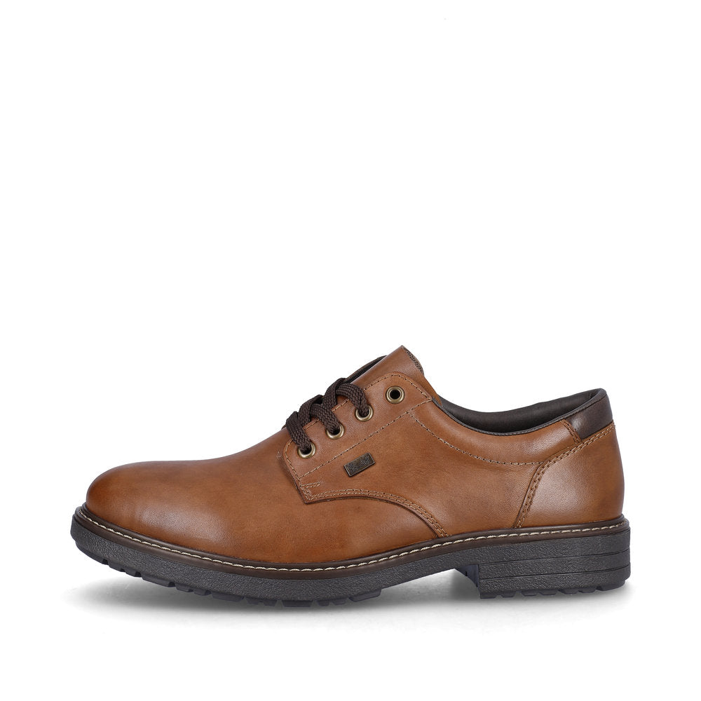 Reiker Men's Classic Lace-up leather shoe 33101-24 BROWN