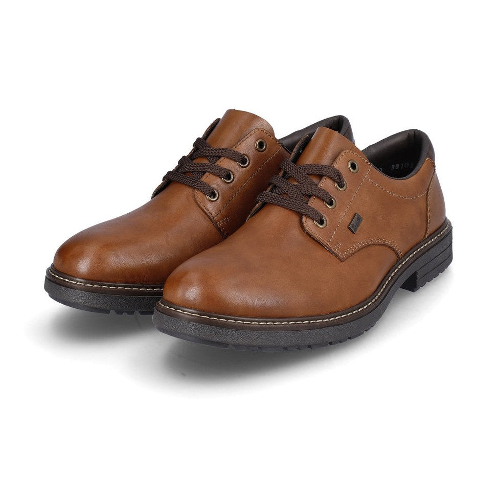 Reiker Men's Shoe 33101 Classic Lace-up leather shoe 33101-24 BROWN
