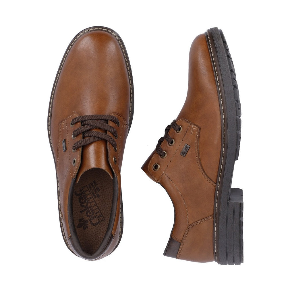 Reiker Men's Shoe 33101 Classic Lace-up leather shoe 33101-24 BROWN