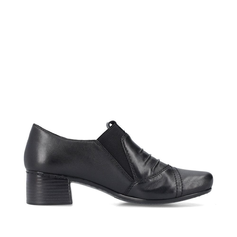 Reiker Trouser Shoe in leather 41657-00 BLACK