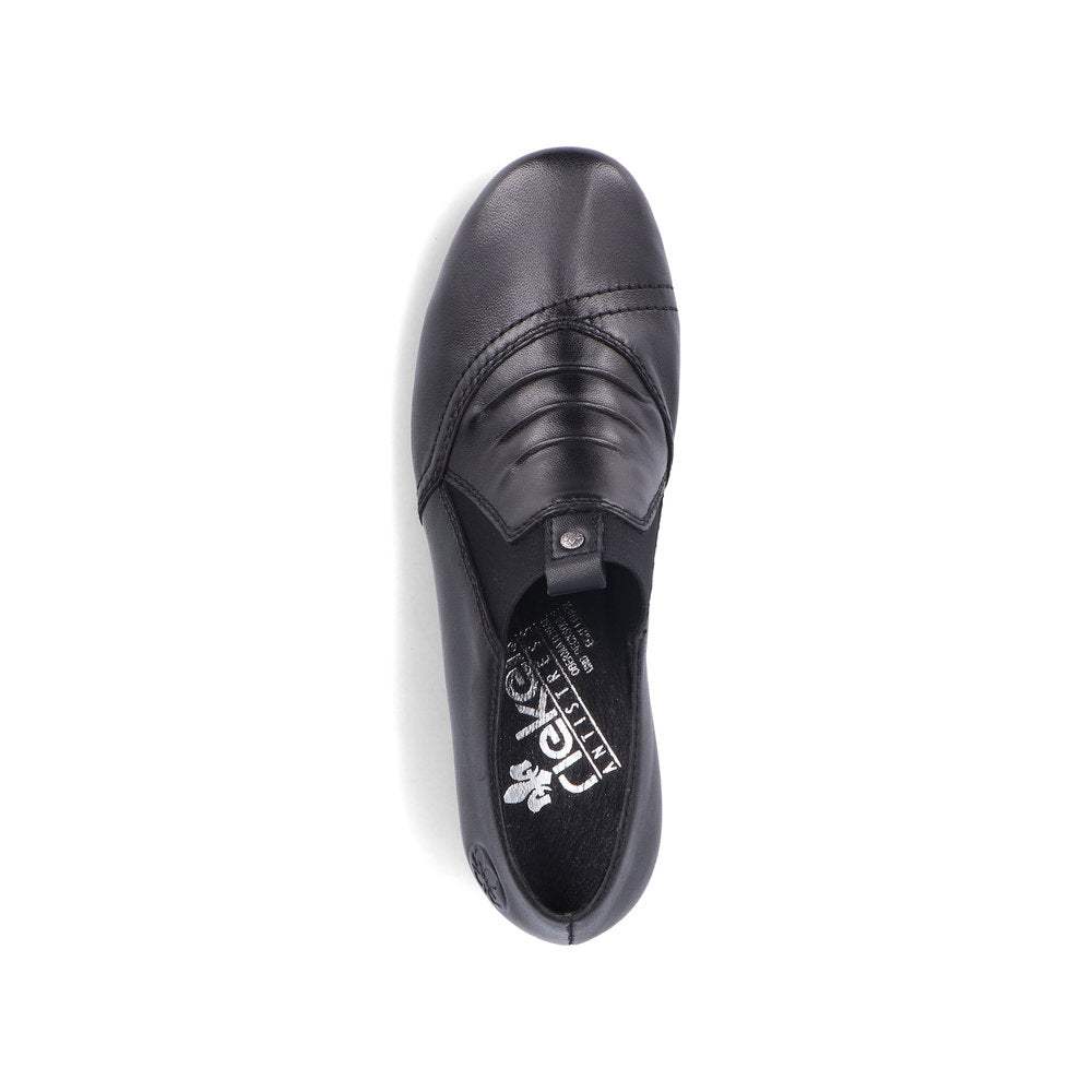 Reiker Trouser Shoe in leather 41657-00 BLACK