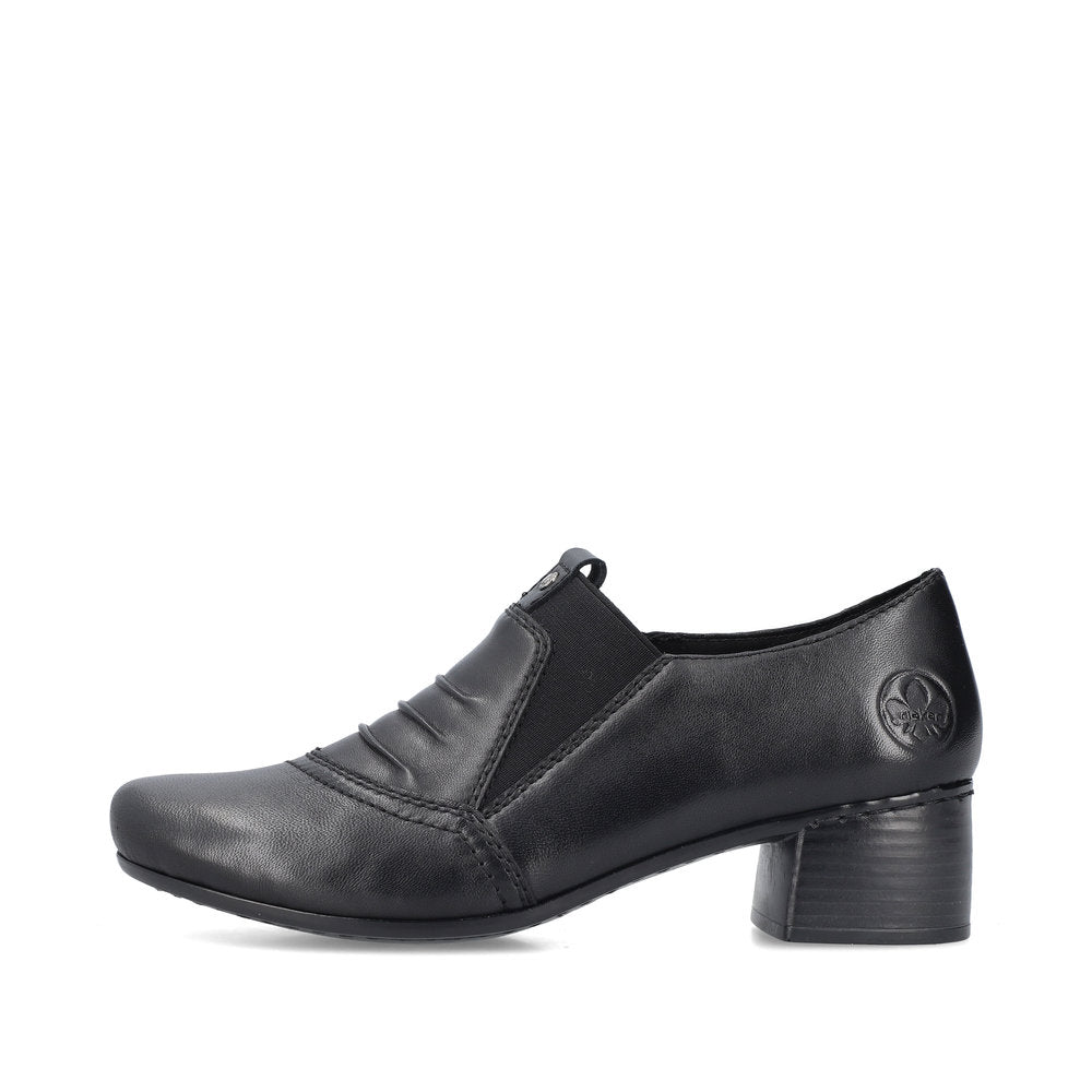 Reiker Trouser Shoe in leather 41657-00 BLACK