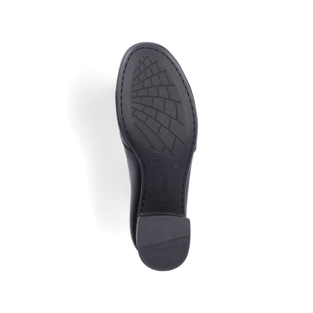 Reiker Trouser Shoe in leather 41657-00 BLACK