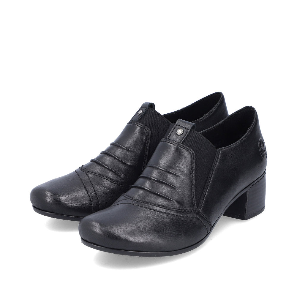 Reiker Trouser Shoe in leather 41657-00 BLACK