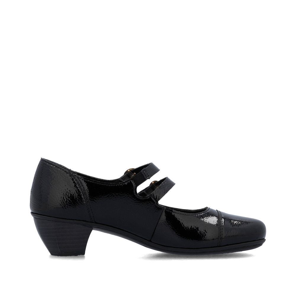 Rieker Classic Patent Leather Bar Shoe 41758