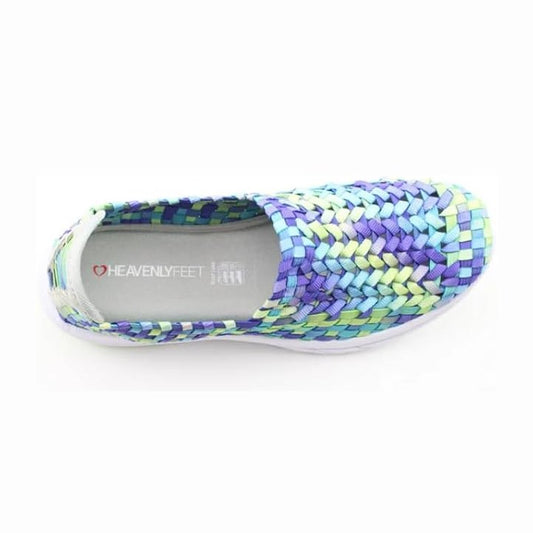Heavenly Feet Cosmos Interlaced Elastic Comfort Shoe APPLE .