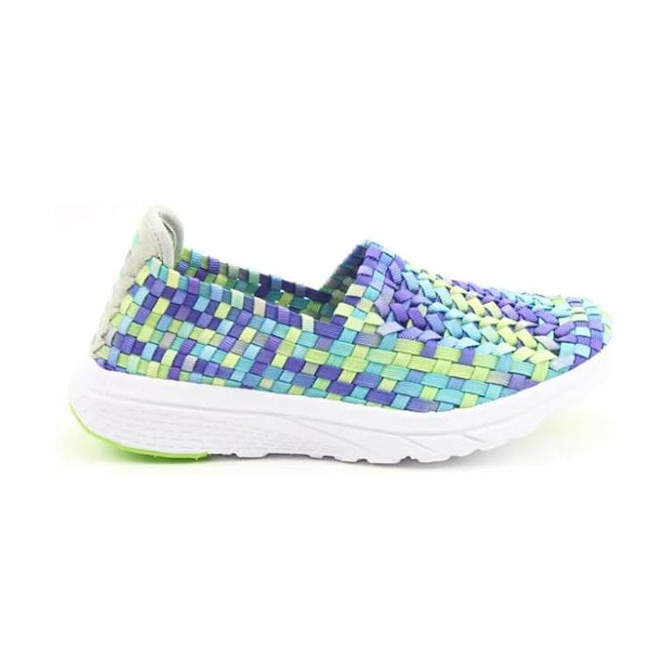 Heavenly Feet Cosmos Interlaced Elastic Comfort Shoe APPLE .