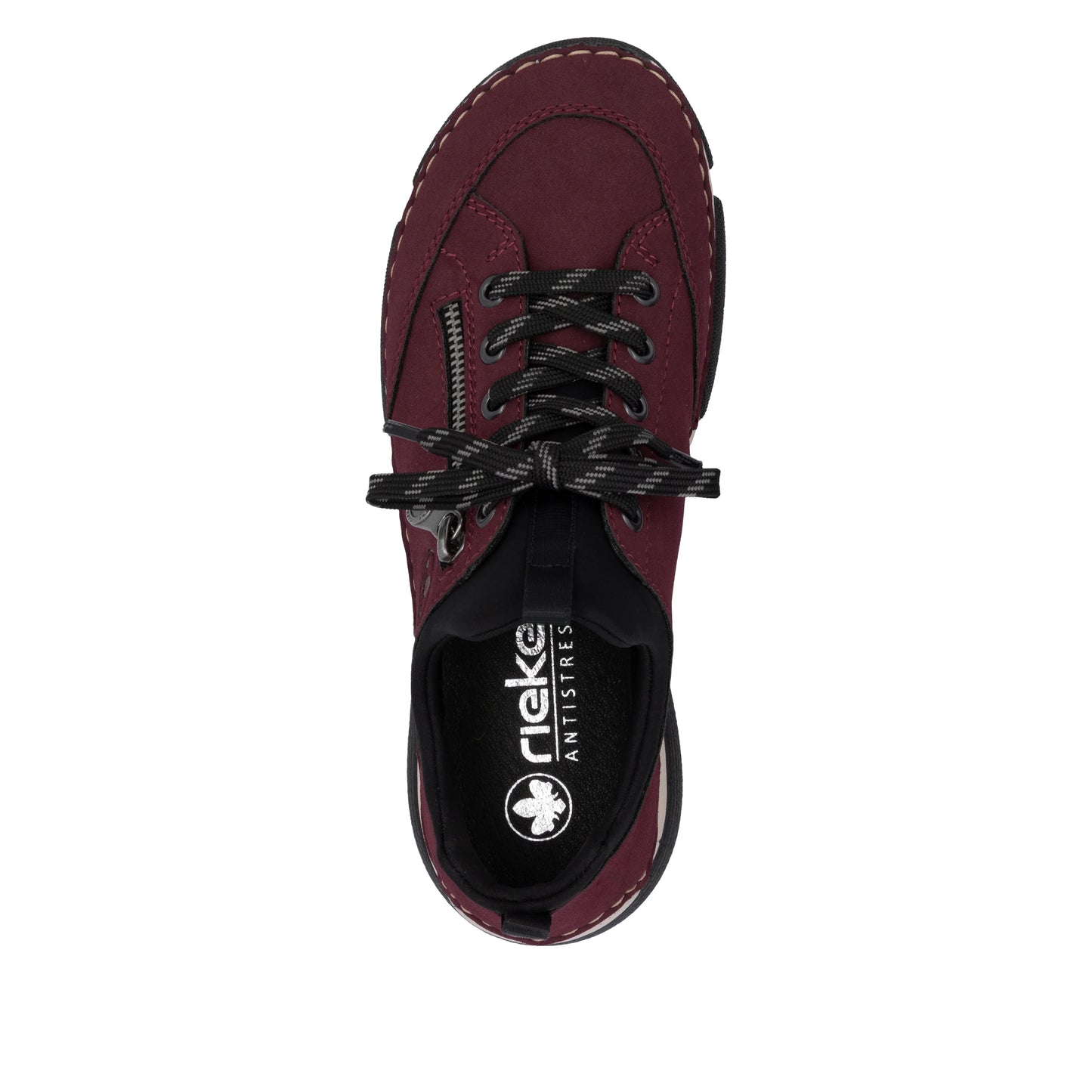 Rieker 45973 WINE Trainer Style Shoe 45973-35