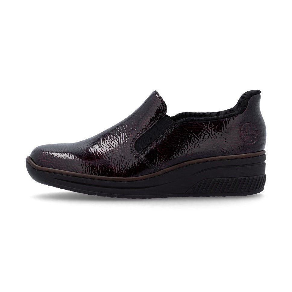 Rieker slip-on shoe 48761-35 BURGUNDY