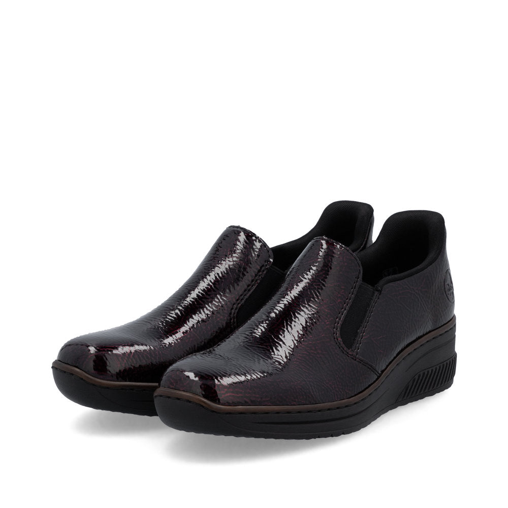 Rieker slip-on shoe 48761-35 BURGUNDY