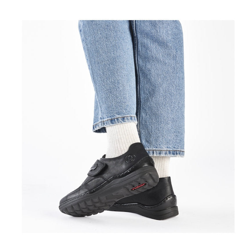 Rieker Extra Wide Casual Shoe 48954-00 BLACK